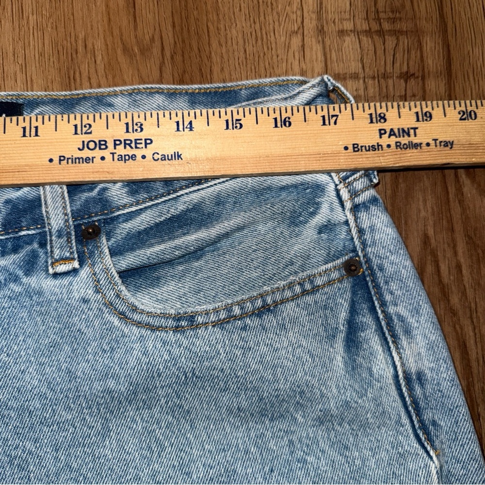 Abercrombie & Fitch Authentic Rigid Demim Loose Light Wash Men’s Size 34x34 - Picture 4 of 7